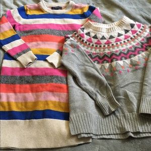 Gap sweater and Gap sweater dress
